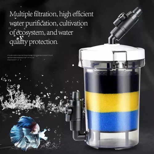 Para A De Filtro De Acuario Canister Para Pecera, Filtro