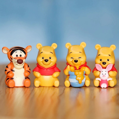 Winnie Pooh Mini Figuras Coleccionables Disney 10pz