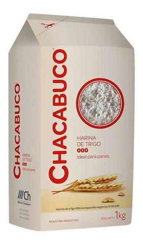 Harina De Trigo 000 Chacabuco X 1 Kg