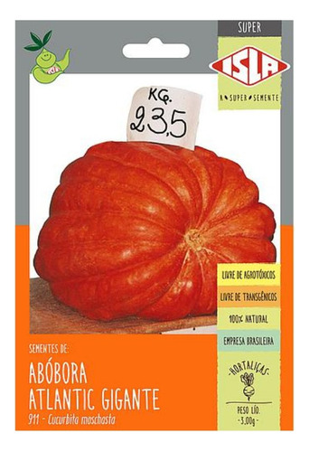 Abobora Atlantic Giant Isla Super