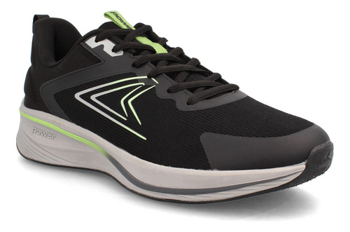 Zapatilla Hombre Power Swift Negro-gris Claro