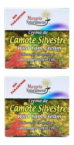 Crema De Camote Silvestre Original Sin Parabenos ¡2 Piezas!