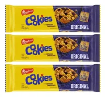 Comprar Kit 3 Biscoito Cookies Bauducco Gotas De Chocolate 60g
