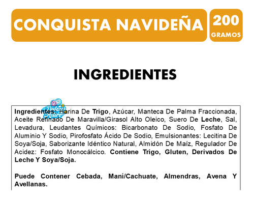 Especial Navidad - Galletas Dulces De Canela (bolsa De 200g)