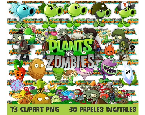 Kit Digital Plants Vs Zombies Clipart Png