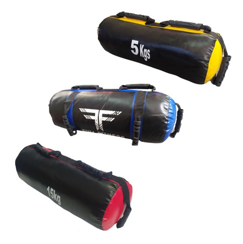 Set Bolsas Core Bag 5, 10 Y 15 Kg Sand Bag Funcional Corebag