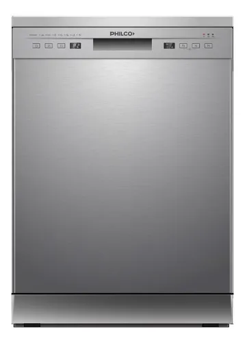 comprar Lavavajilla Philco 12 Cubiertos 94phlj12 Pantalla Led Con 2 Cestos Gris