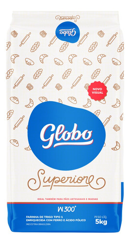 Farinha Globo Superiore  de trigo 5 kg