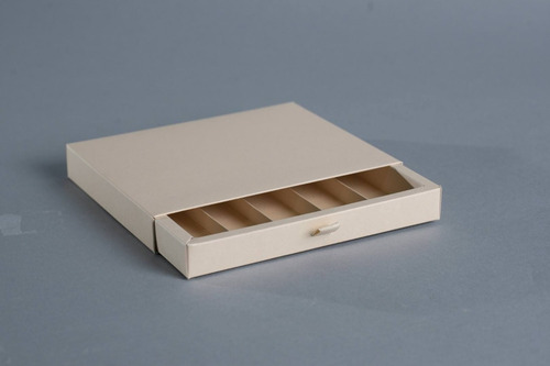 Imagen 8 de 10 de Caja Cajonera 25 Bombones 1/4kg (x50 U.) - 083b Bauletto