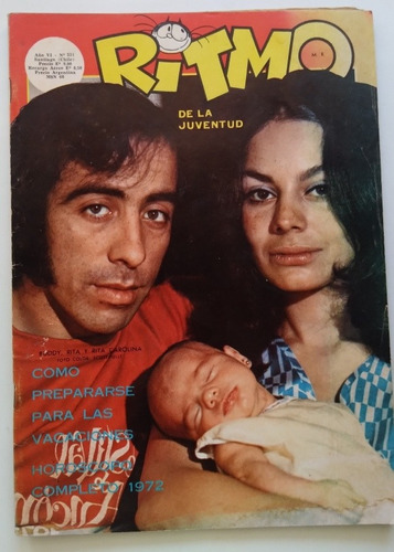 Revista Ritmo Año Vl N° 331 4 De Enero 1972 Buddy Y Rita. J