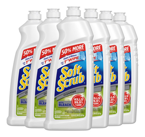 Soft Scrub Limpiador Antibacteriano Con Limpiador De Superfi