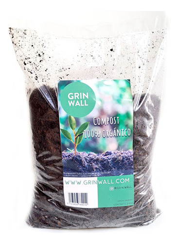 Compost 100% Orgánico 2 Kg.- Grin Wall