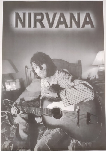 Poster Lamina Kurt Cobain Nirvana Laser Rock