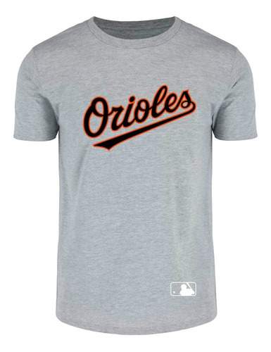 Playera Orioles Baltimore Béisbol Baseball Mlb Gris