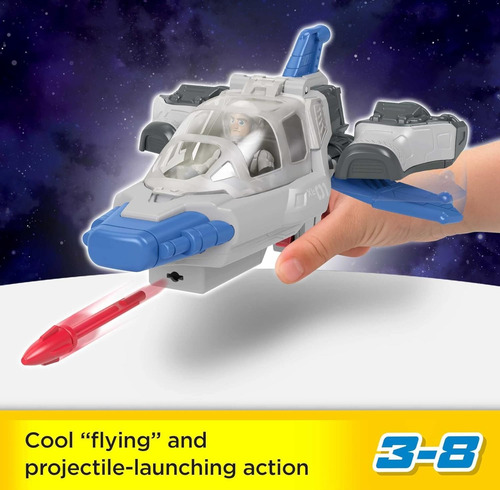 Nave Espacial Imaginext Lightyear Con Figura Y Proyectil
