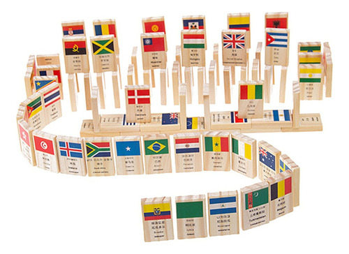 1 100pcs Juguete Educativo Nacional Bandera Cognitivas De