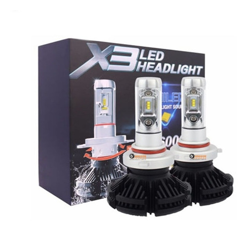 2 Bombillos Luz Led 12000lm X3 Moto/carro 7 Generación 