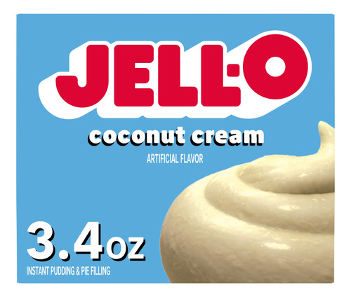 Jell-o Crema Pudin De Coco Y Pie Relleno Instantaneo De 3,4