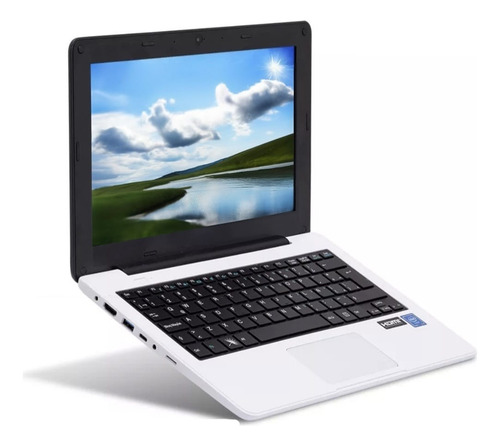 Notebook Intel Ssd 128 4gb Ram Netflix Word Exel! Blanco