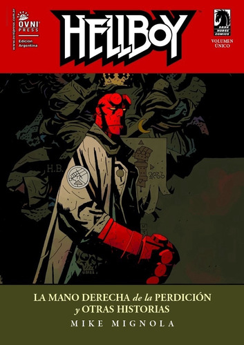 Hellboy La Mano Derecha De La Perdición Y Otras -ovni Press