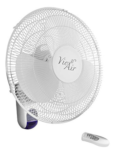 Vie Air Va-16w Ventilador De Pared De Plástico De 16  Con Co