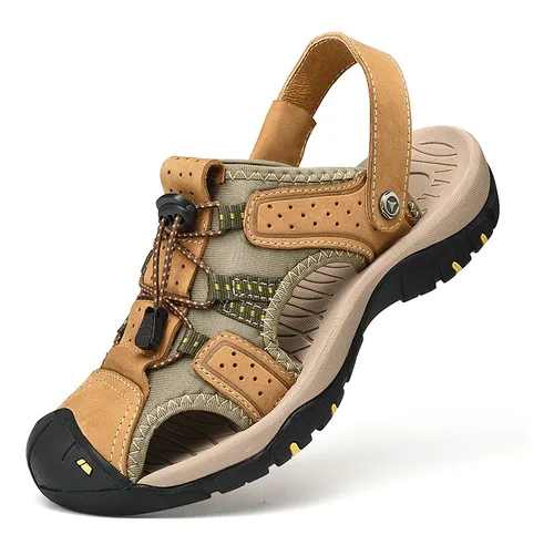 Sandalias de Senderismo de Piel para Hombre  Sandalias trekking, Sandalias  de senderismo, Sandalias hombre