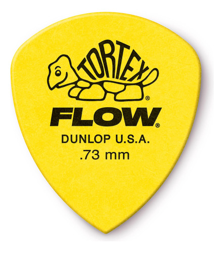 Púas De Guitarra Jim Dunlop Tortex Flow Standard De 0,73 Mm