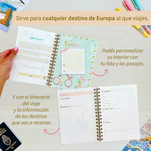 Cuaderno bitácora de viaje de Europa - Cuadernos de viaje