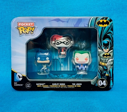 Figuras Funko Pop Batman Pocket Nuevo Y Original 3 Pack!