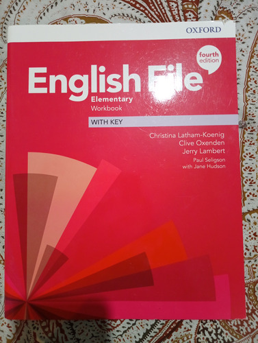 Libro Inglés English File Edit. Oxford