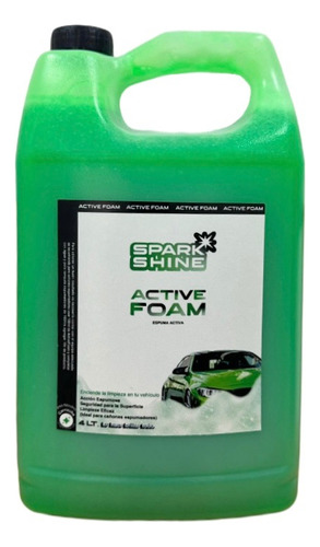 Shampoo Automotriz Espuma Activa 4l