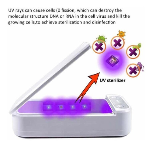 Caja Esterilizadora Uvc Led Luz Ultravioleta