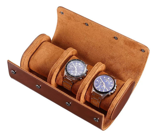 1 Rollo De Reloj De Viaje Con Caja De Reloj Portátil 3