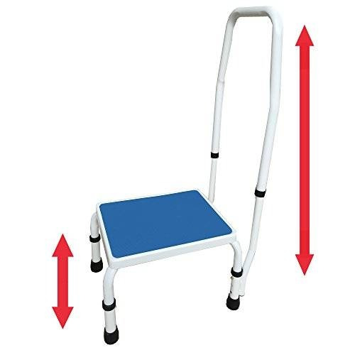 Adjustastep (tm) Deluxe Taburete De Paso / Reposapiés Con La