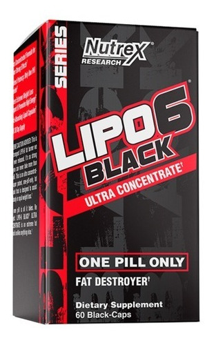 Lipo 6 Black Uc Quemador Grasa Para Hombre O Mujer