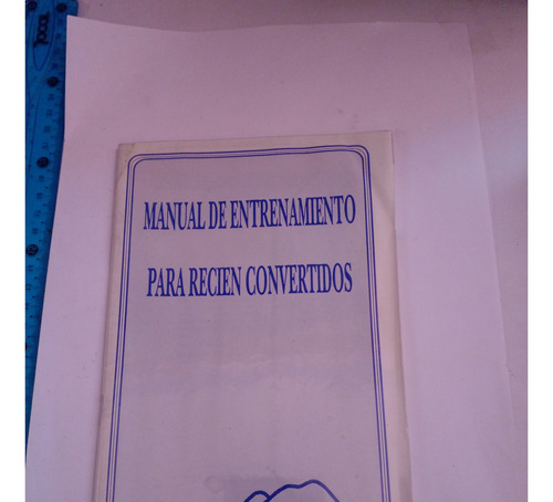 Manual De Entrenamiento Para Recien Convertidos (Usado)