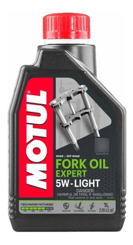 Óleo De Suspensão Motul Fork Oil 5w Expert Light 1 Litro