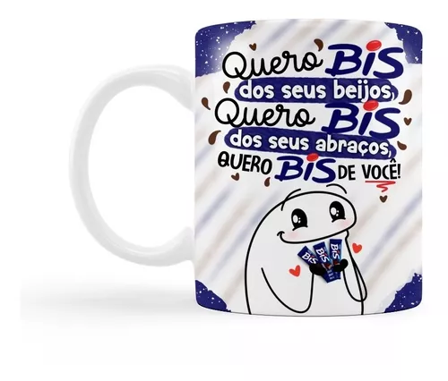 Caneca Pascoa Personalizada Nome Namorado Quero Bis De Você