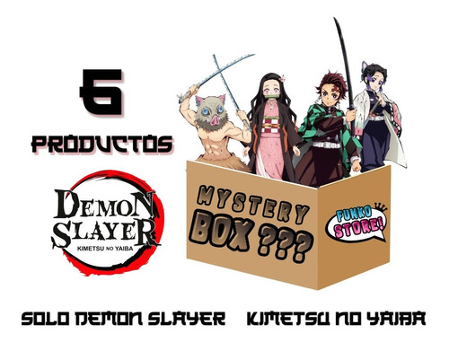 Caja Misteriosa 6 Productos - Mystery Box Demon Slayer