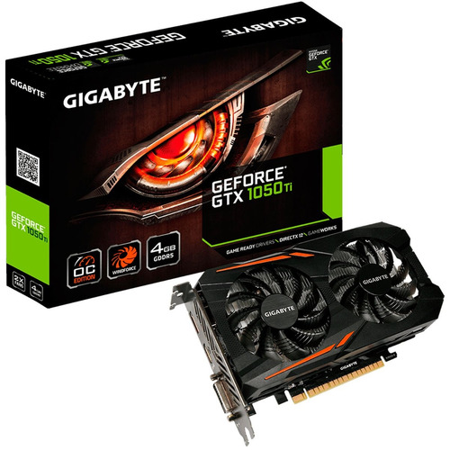 Imagen 1 de 6 de Tarjeta De Video Gigabyte Geforce Gtx1050 Ti Oc 4gb Gddr5 /v