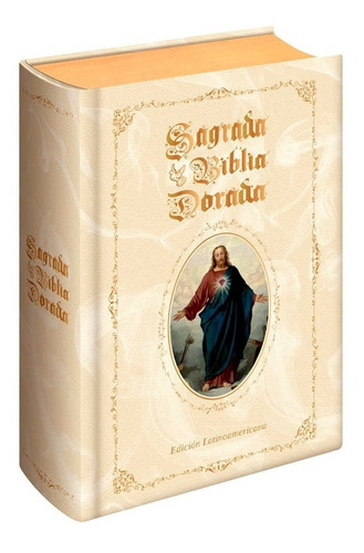 Sagrada Biblia Católica Dorada Mediana Latinoamericana