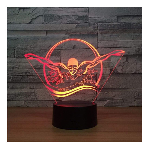 Luz Nocturna Creativa 3d Hpbn8 Ltd, Interruptor Táctil Usb,