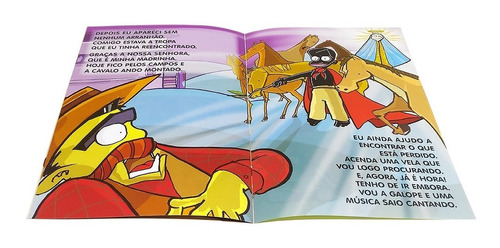Livro Infantil Folclore Contos E Cantos C/10 Unidades