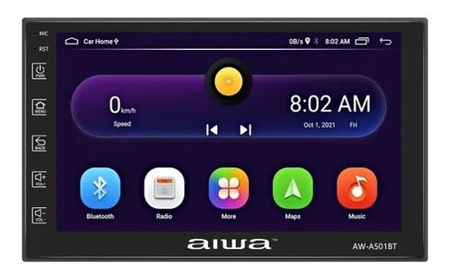 Radio De Auto Aiwa Aw-501bt 2din Android 10.0 Touch De 7'' 