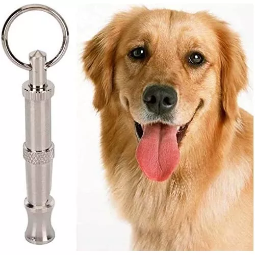 Silbatos para Perros Silbato Ahuyenta Perros Silbato de Entrenamiento de  Perros y cordón Silbato de Metal Profesional silbatos para Perros Black,3pc