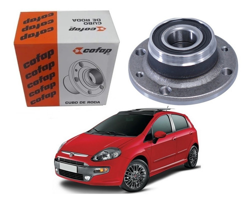 Cubo Roda Traseiro Punto 1.4 Sem Abs 2007 A 2012