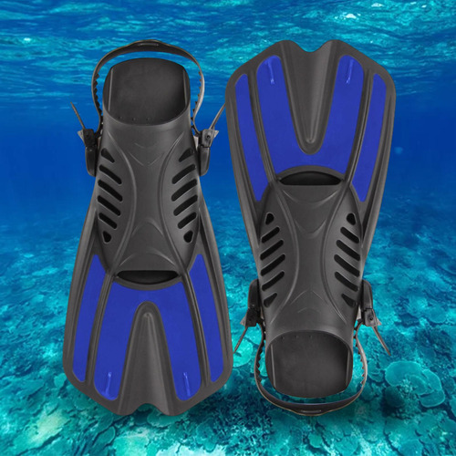 2 Piezas De Aletas De Buceo, Equipo De Azul Pequeño Mediano