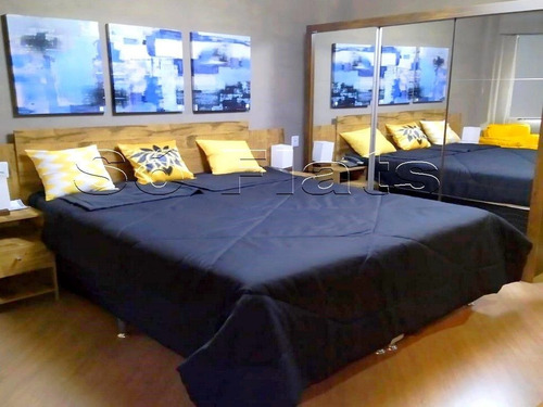 Imagem 7 de 15 de Flat No Brooklin Travessa Da Sansão Alves Dos Santos - Sf33049