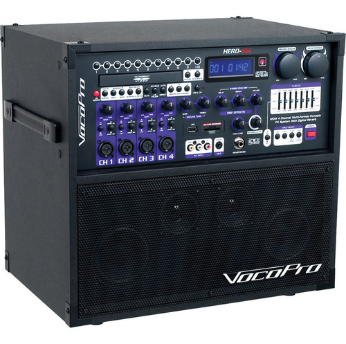 Vocopro Hero-rec Basic 120w 4-channel Multi-format Portable