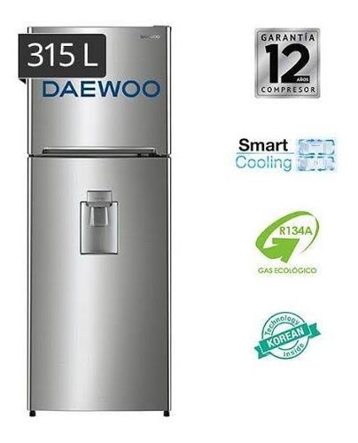 Refrigerador Daewoo Top Mount Rgp-32gfd 315lt Nuevo